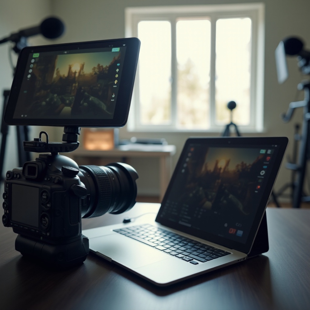 tablet como monitor para filmadora