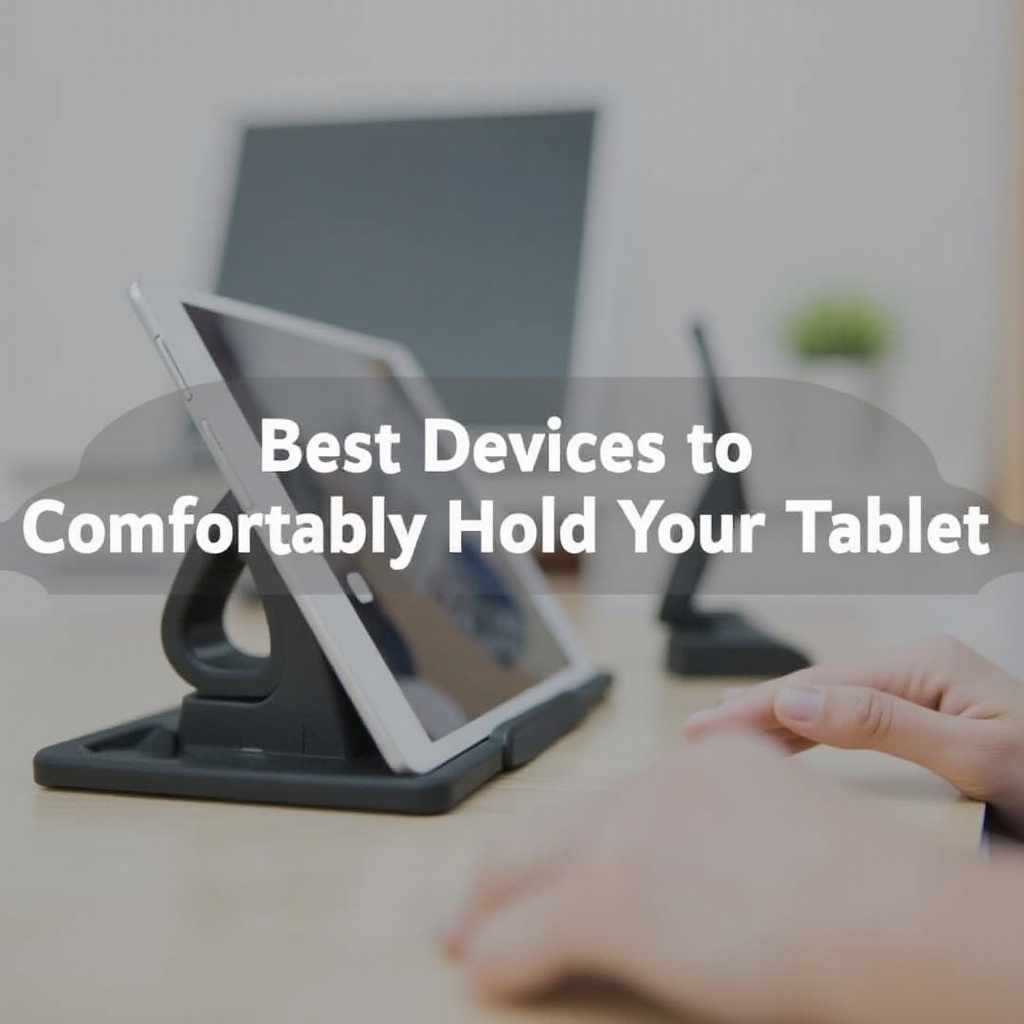 dispositivo para ajudar a segurar um tablet na mão