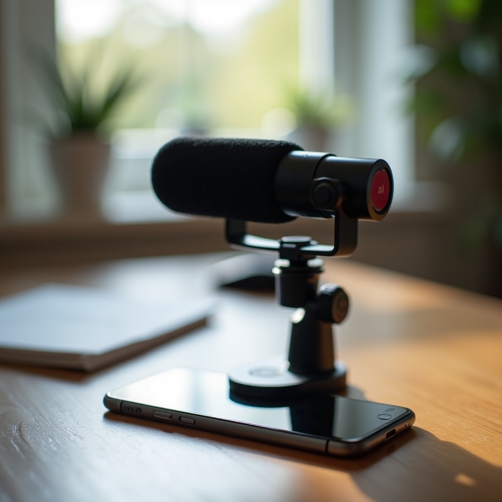 Microfone DJI não funciona com iPhone