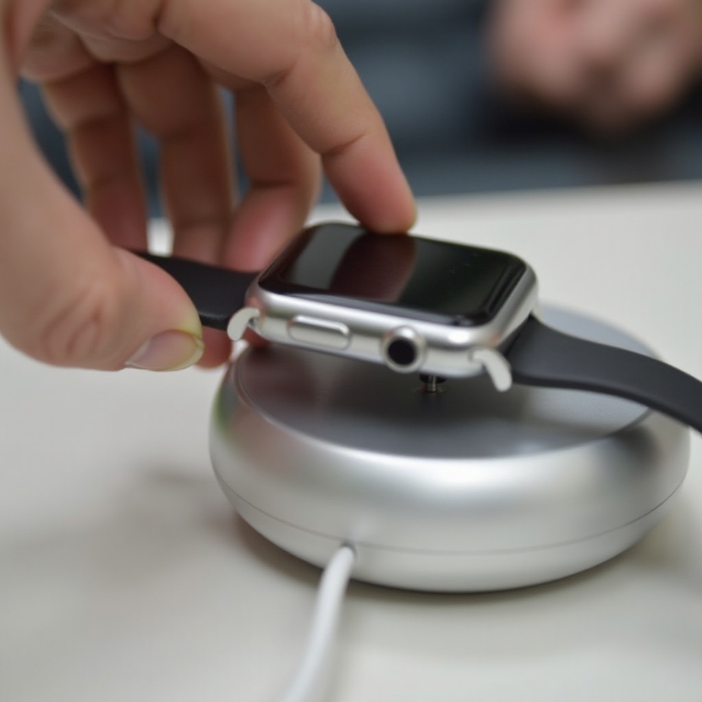 wie man die Apple Smartwatch auflädt