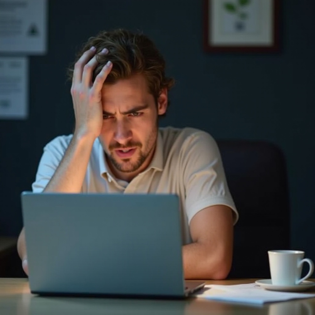 il laptop non si apre - password dell'amministratore errata