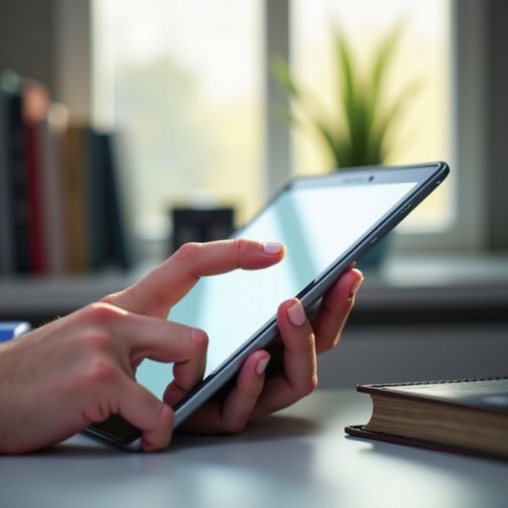 digitazione vocale su tablet Samsung Galaxy