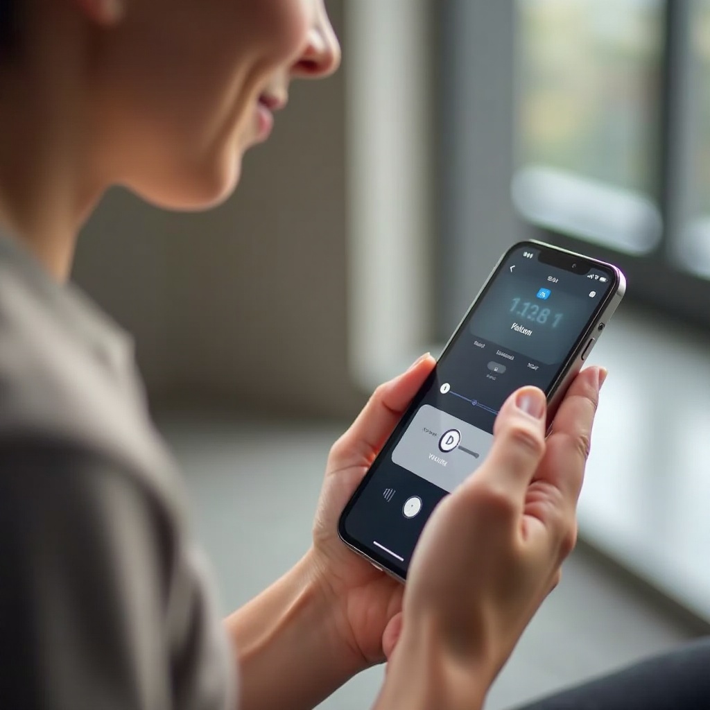 como aumentar o volume dos AirPods no iPhone