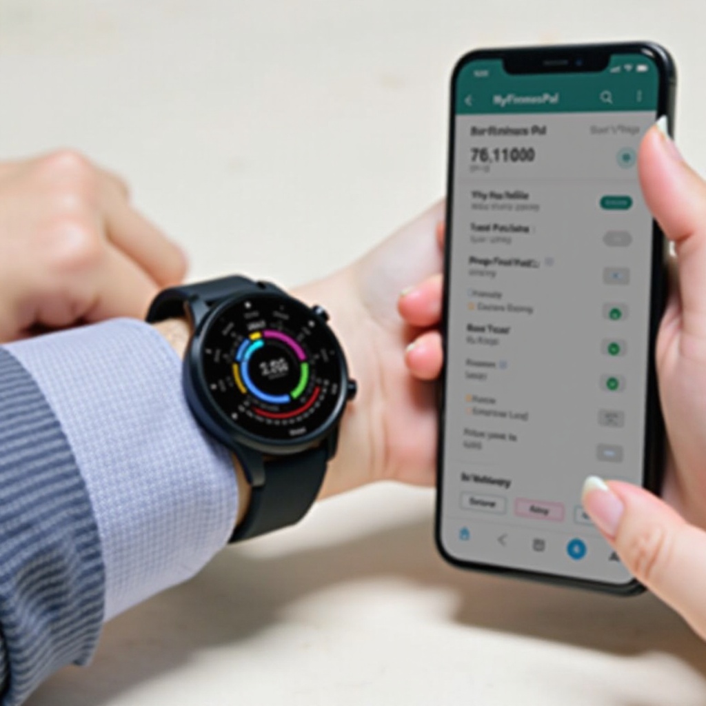 come collegare lo smartwatch a MyFitnessPal
