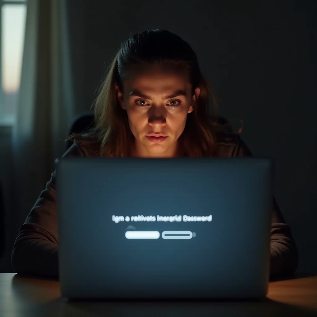 o laptop não abre - senha de administrador incorreta