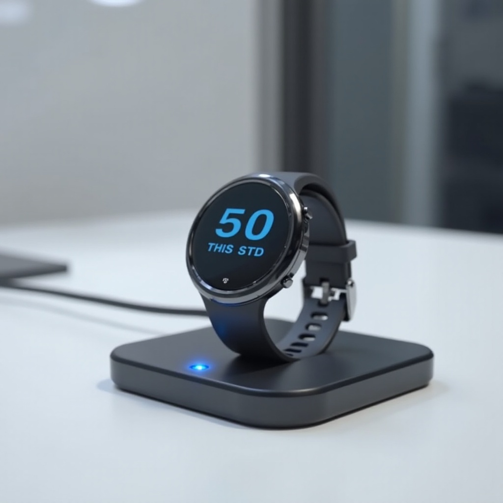 wie man eine RoHS Smartwatch auflädt