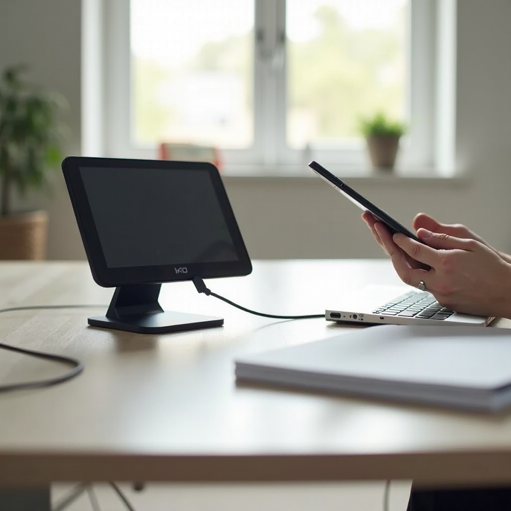 come collegare lo schermo kyy al tablet