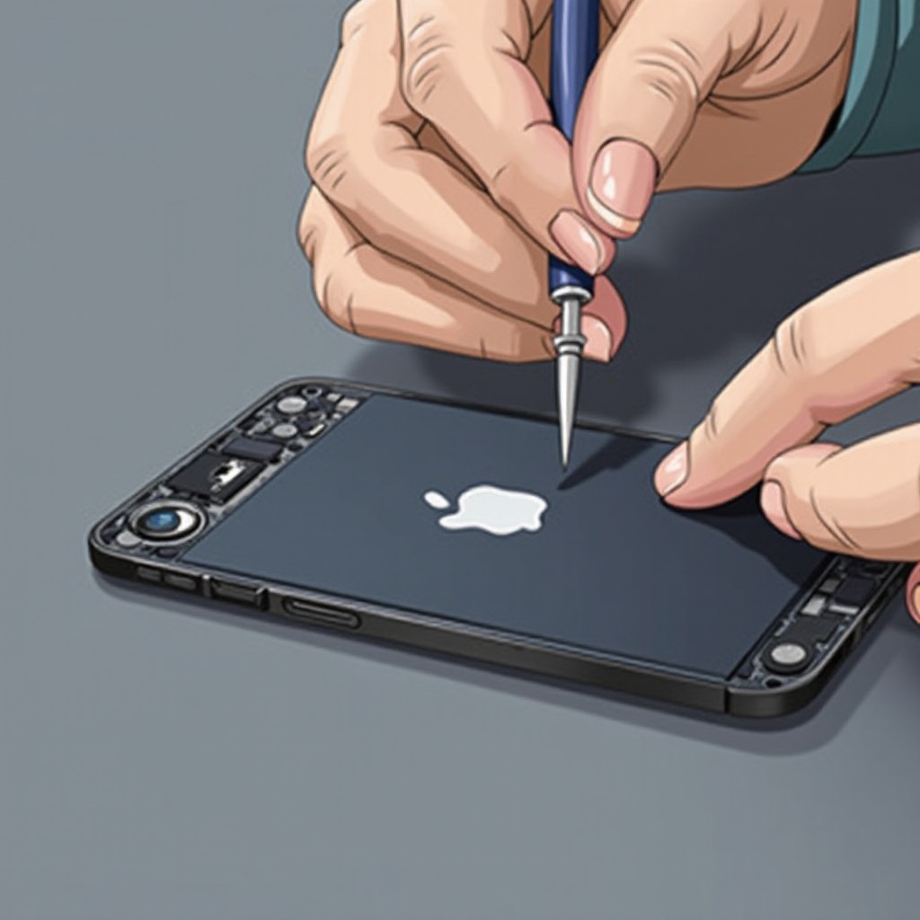 como remover a tela do iPhone