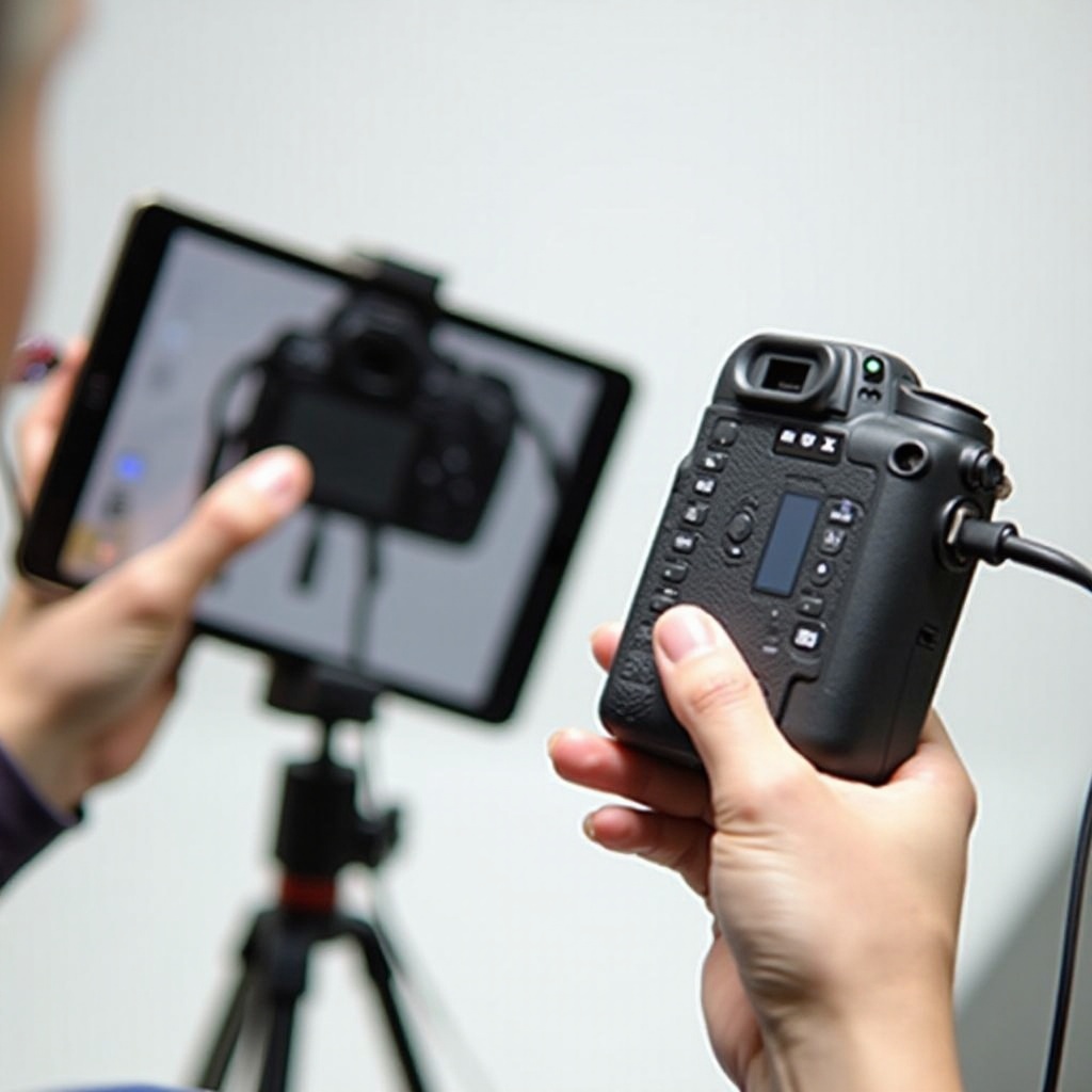 tablet come monitor per videocamera